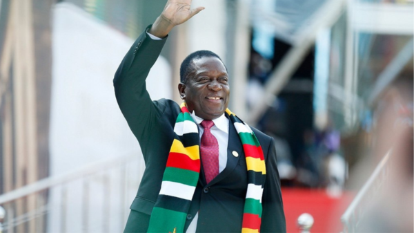 Zimbabwes president Emmerson Mnangagwa. Foto: AFP