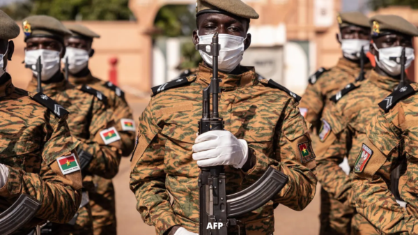 Burkinske soldater. Foto: AFP