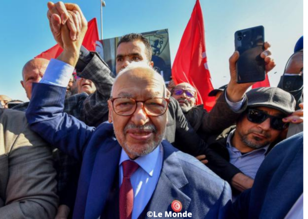 Rached Ghannouchi, leder for Ennahdha-partiet. Foto: Le Monde