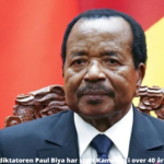Den gamle presidenten for Kamerun, Paul Biya. Foto: Associated Press