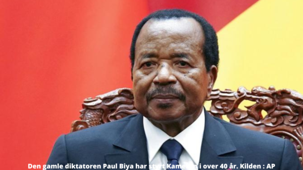 Den gamle presidenten for Kamerun, Paul Biya. Foto: Associated Press