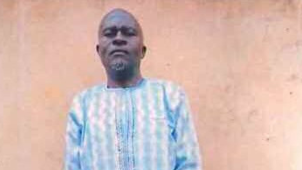 Fabien Tsafack, den eldste fangen i Dschang fengselet, i Kamerun. Foto: Le Jour