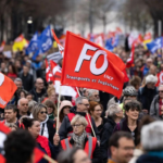 Protest i Frankrike. Foto: AFP