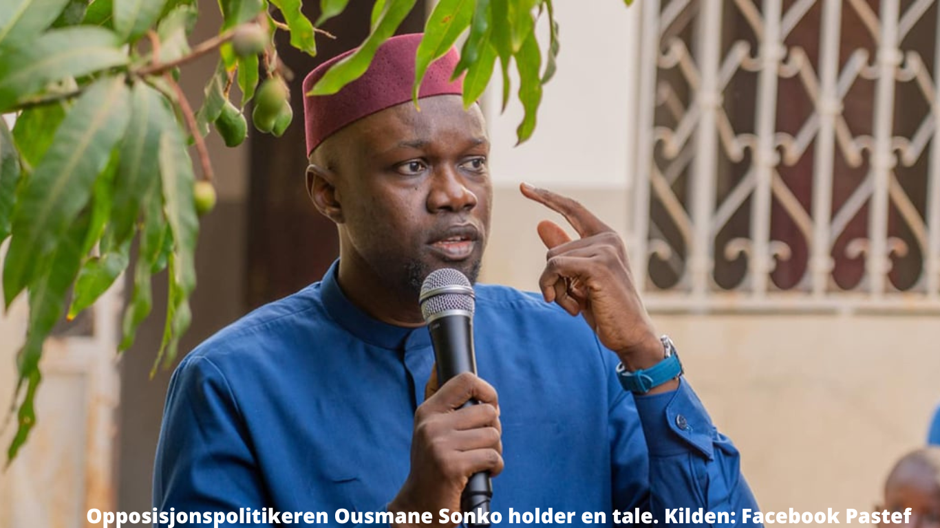 Opposisjonspolitikeren Ousmane Sonko. Foto: Facebook