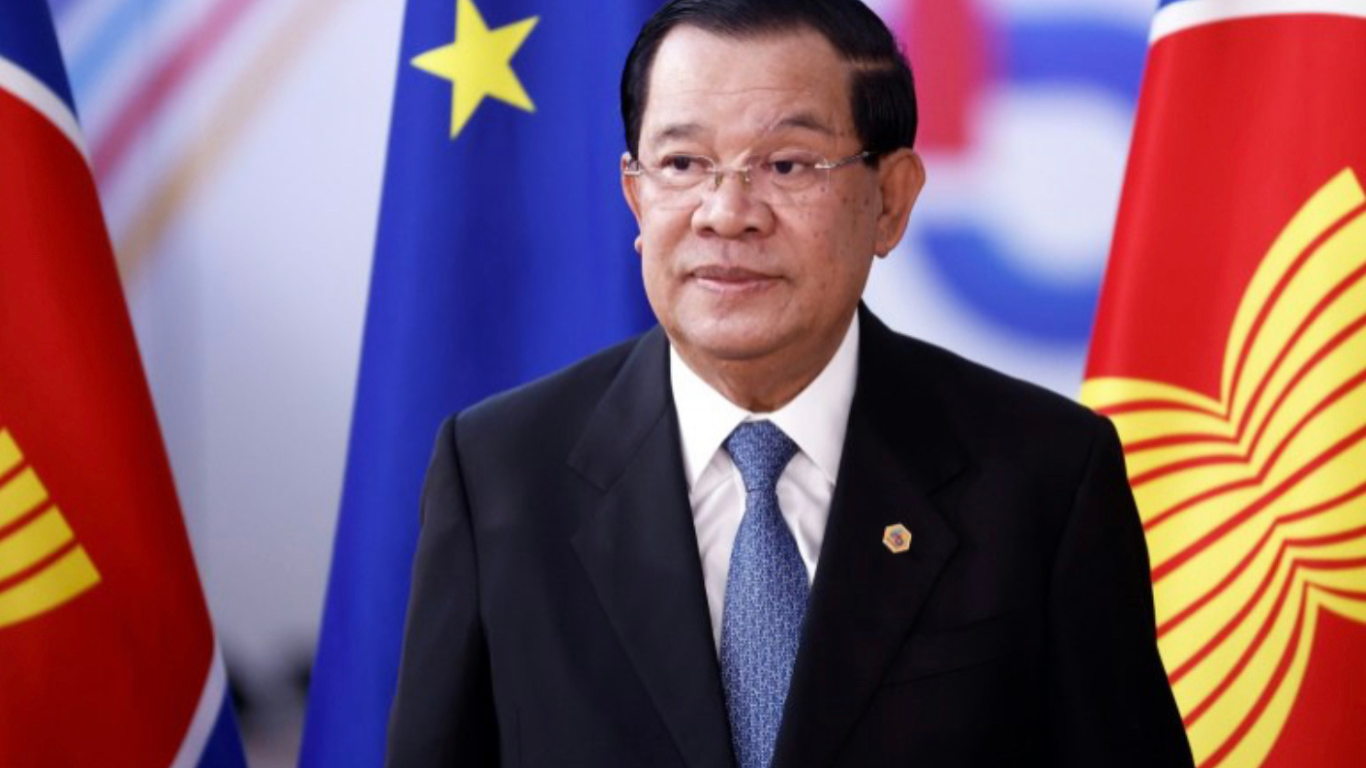Den avgåtte statsministeren i Kambodsja Hun Sen. Foto: AFP
