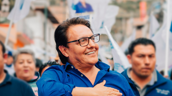 Opposisjonskandidaten Fernando Villavicencio som ble drept. Foto: The Gaze