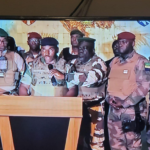 De gabonesiske kuppmakerne. Foto: Facebook