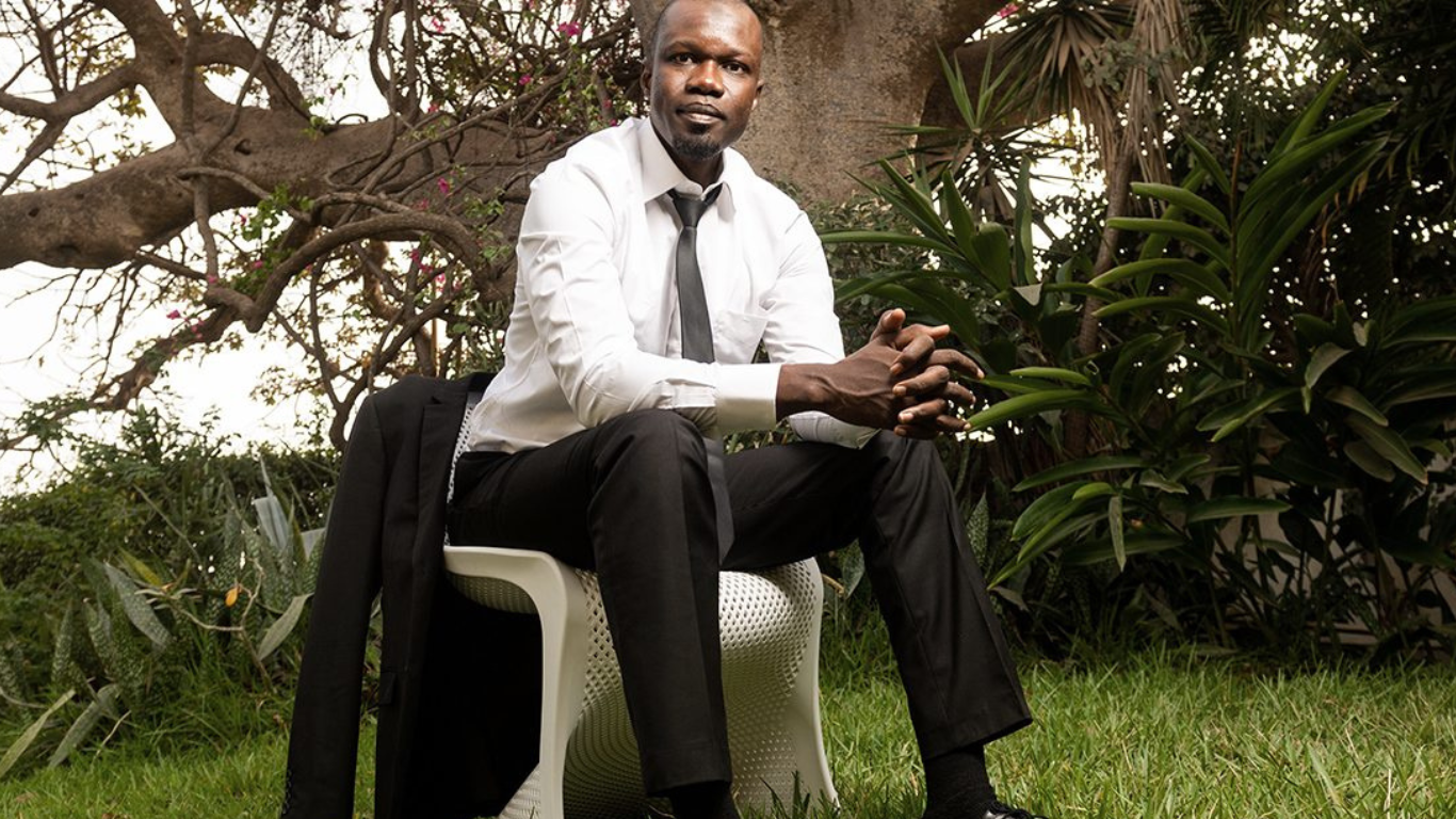 Den senegalesiske opposisjonspotikeren Ousmane Sonko. Foto: Jeune Afrique