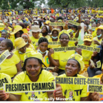 CCCs aktivist demonstrerer i Zimbabwe. Foto: Daily Maverik