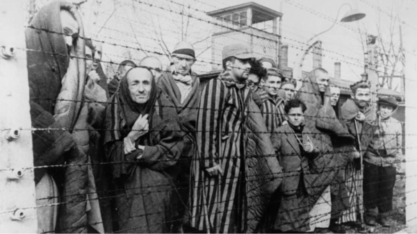 En konsentrasjonsleier i Auschwitz. Photo: NTB