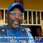 Liberisk president Georges Weah. Foto: AFP