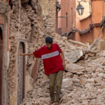 Ødeleggelser som følge av jordskjelvet i Marokko. Foto: AFP