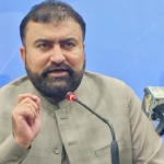 Pakistans innenriksminister, Sarfraz Bugti. Foto: Pakistan Observer